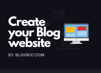 create a blog or website