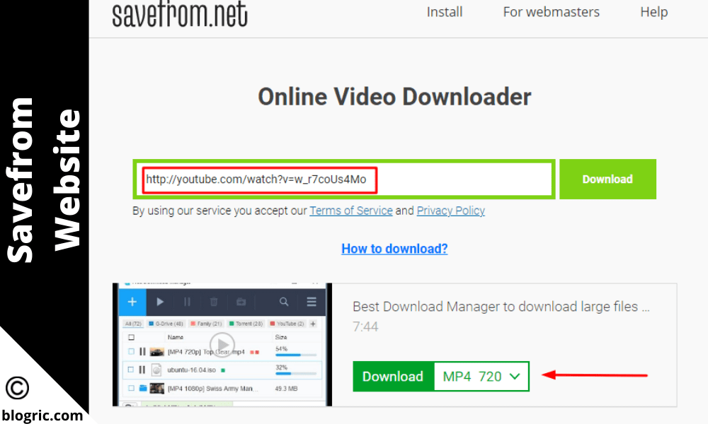 youtube video download mp4 savefrom