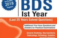 Mastering the BDS Ist Year (Last 25 Years Solved Questions) 8th Edition PDF Free Download