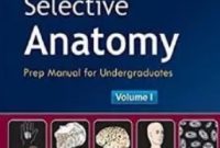 Selective Anatomy Prep Manual for Undergraduates – Volume 1 PDF Free Download