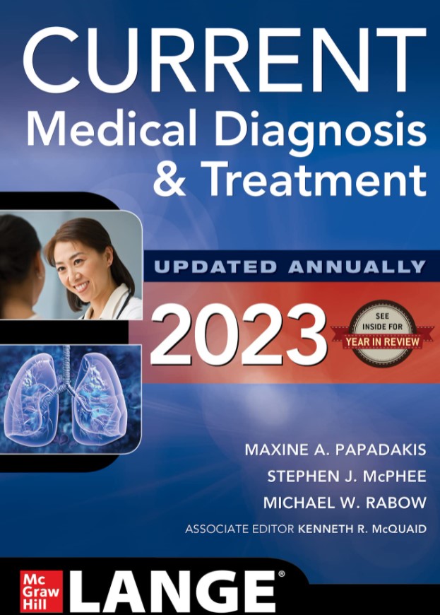 CURRENT Medical Diagnosis and Treatment 2023 62nd Edition PDF Free Download