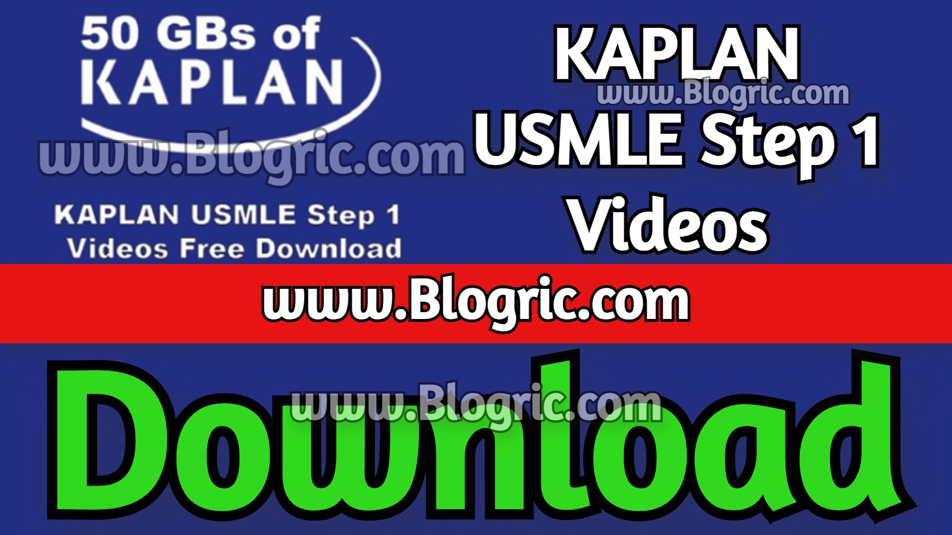 KAPLAN USMLE Step 1 Video Lectures 2022 Latest Download Free